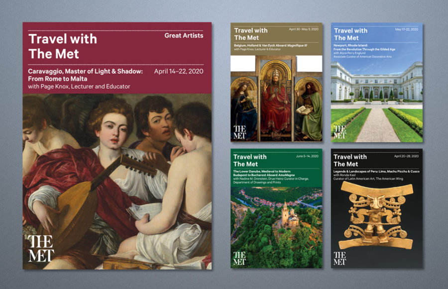 MET Museum Brochures: 10-15,000 each, 6 page brochures 11 x 25-1/2 open size.  4/4 and 1 4C+ Metallic Gold. 80# and 100# Coated Text. Mailing included for all.